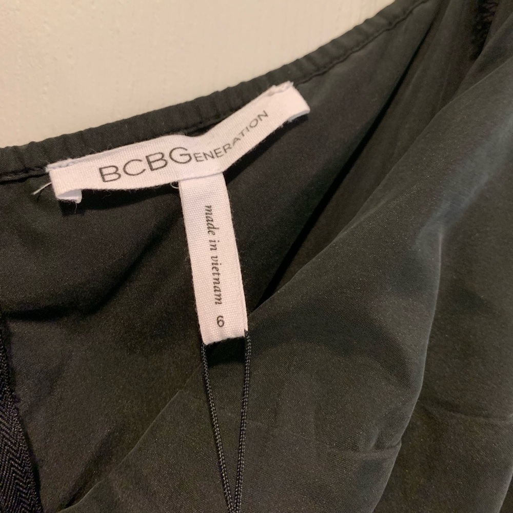BCBGeneration Ruffle Halter Jumpsuit - Picture 4 of 5